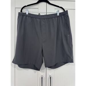 Rainforest RFX Men's XL Gray Shorts Elastic Waist Back Pocket Lined
